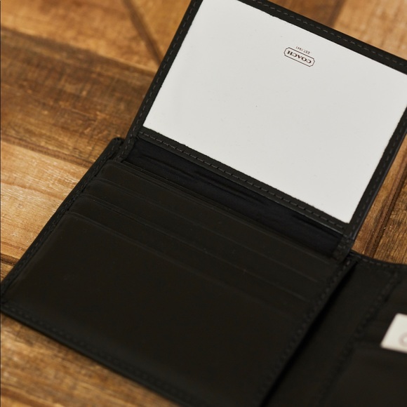 Men’s wallet Coach black NEW - Picture 10 of 11